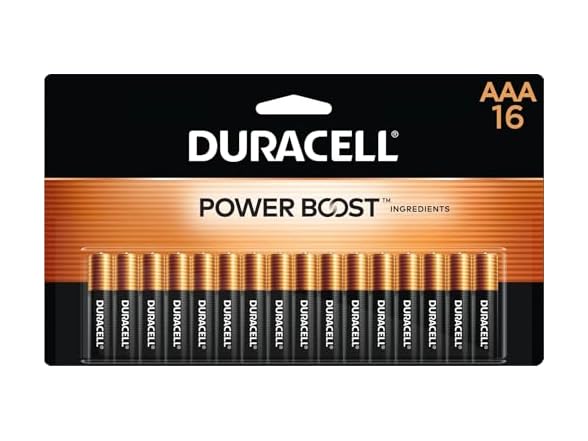 Duracell Coppertop AAA Batteries, 16