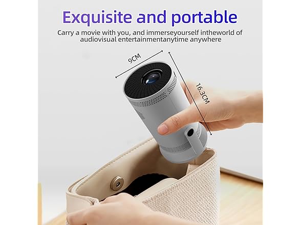 Portable Mini Projector w/ WiFi 720P
