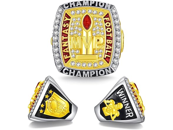 HuangouSA MVP Fantasy Football Ring