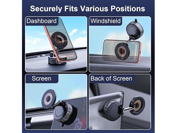 RUAMUAFLY MagSafe Car Phone Mount