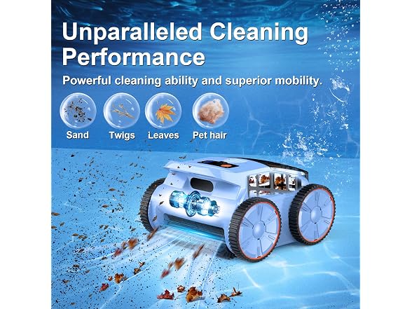 OOTDAY Robotic Pool Cleaner for Inground Pools,