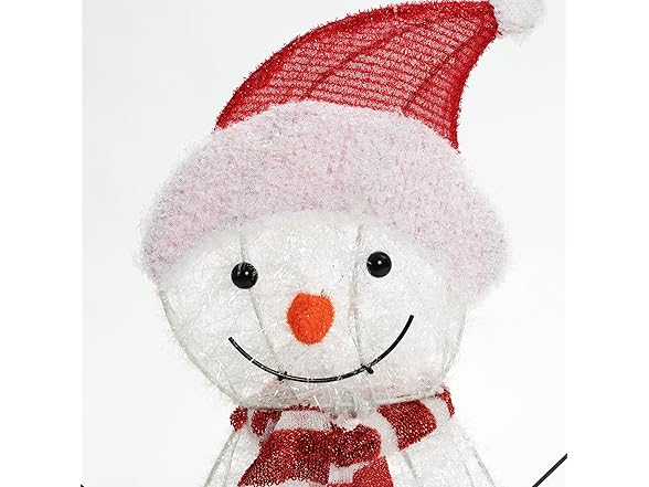 LuxenHöme 30" Lighted Snowman Family