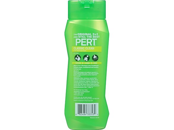 PERT 2-in-1 Classic Clean Shampoo and Conditioner