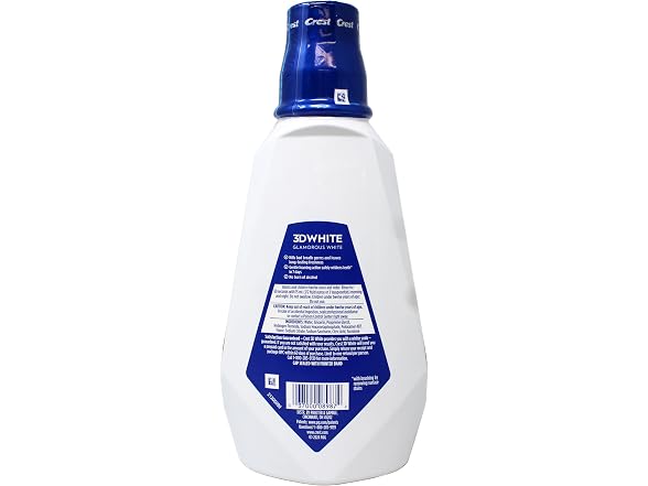 Crest 3D White Mouthwash 32oz