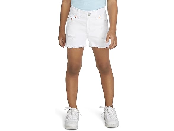 Girlfriend Fit Denim Shorty Shorts, 10