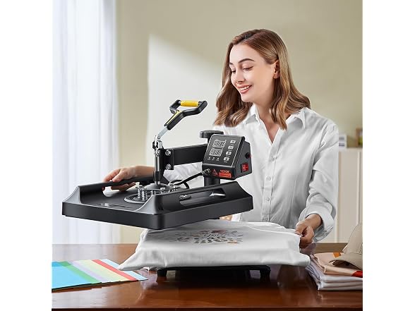 VEVOR Heat Press Machine 8 in 1 Combo 15x15