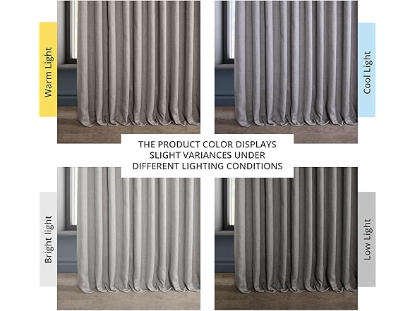 HPD Half Price Drapes - Faux Linen Curtains