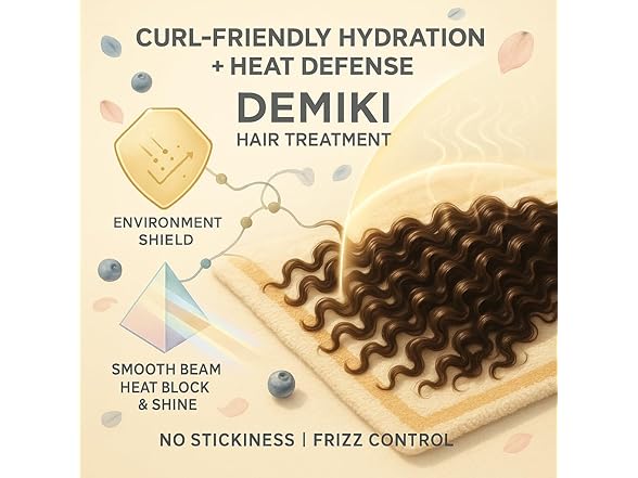 DEMIKI Hair Oil for Frizzy Hair