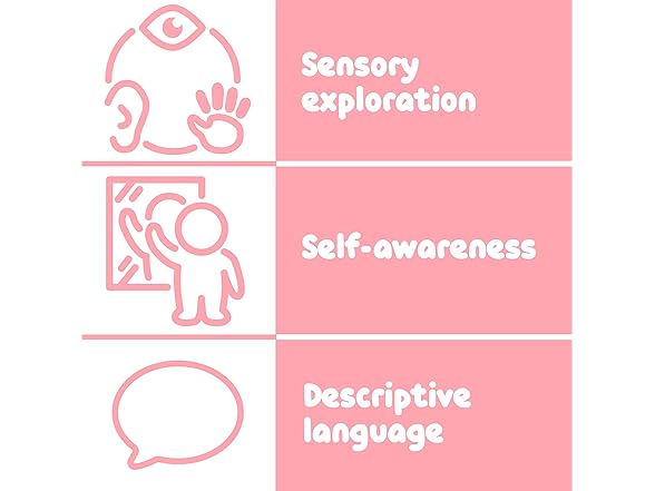 SPARK & WOW Sensory Wall Toddler Mirror