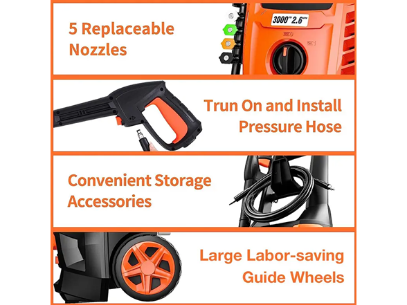 AIVOLT Electric Pressure Washer 3000P