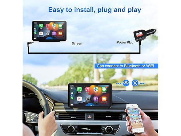 ONCHEER 7-Inch Carplay Android Display