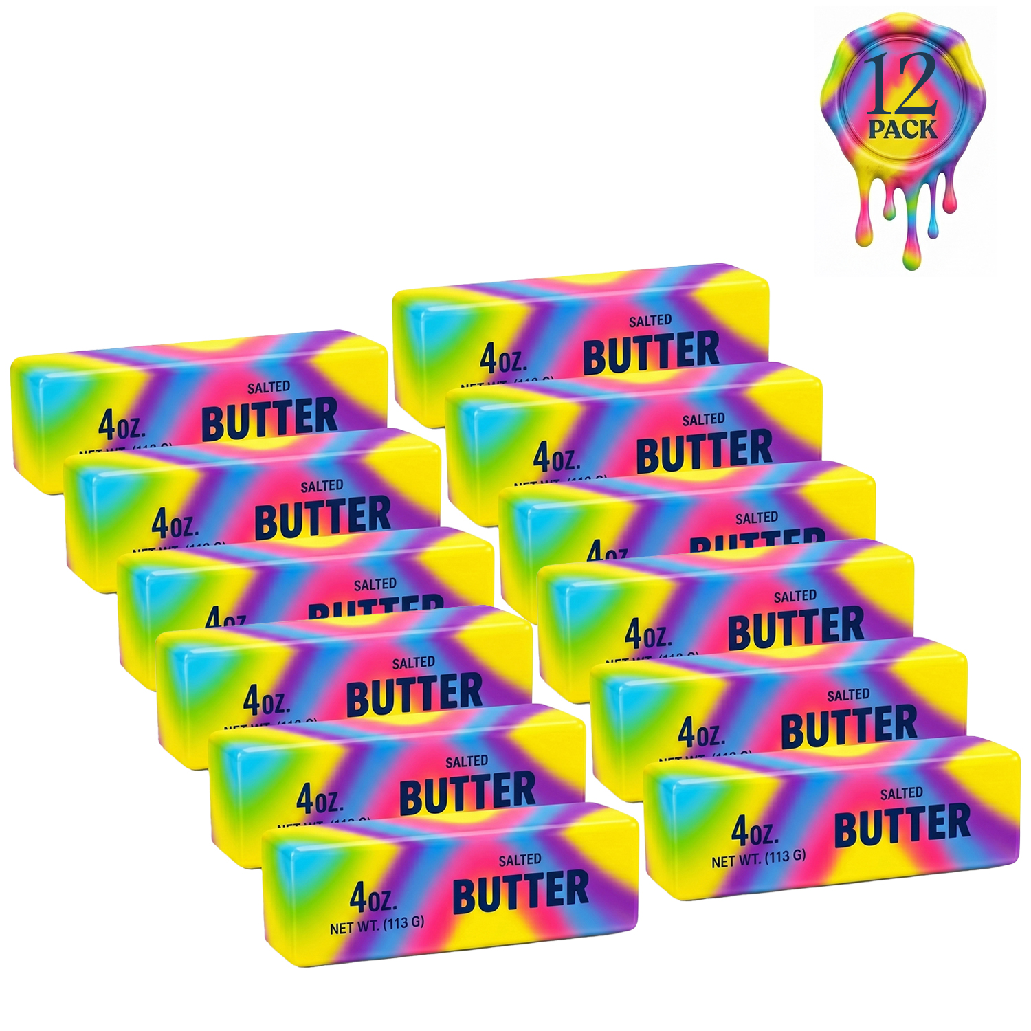 Twilight Squishy Sensory Toys Butter Rainbow - Your Choice - Gallery 10