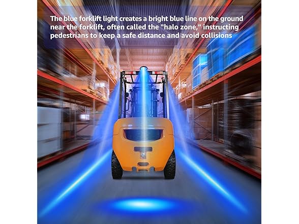 FKSAFEL  Magnetic LED Forklift Safety Light 2pk