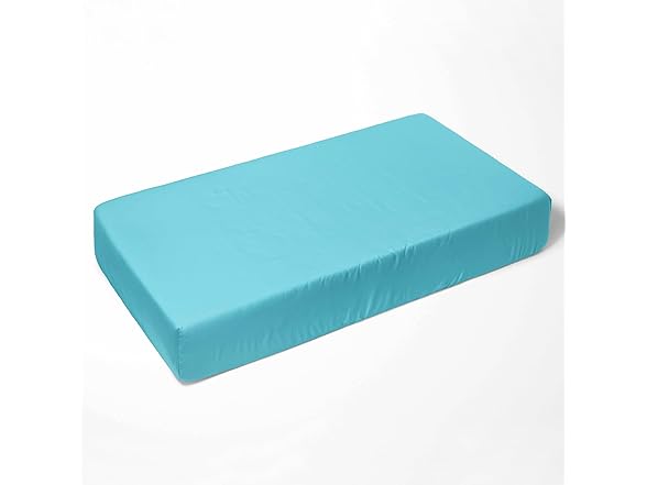 2Pk Cotton Crib/Toddler Bed Sheets, Aqua