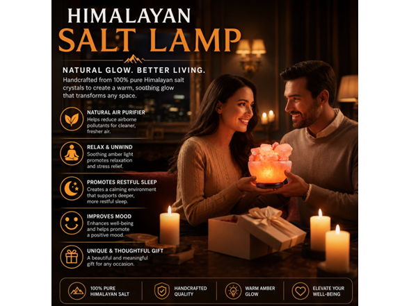 Himalayan Salt Lamp - Fire Bowl