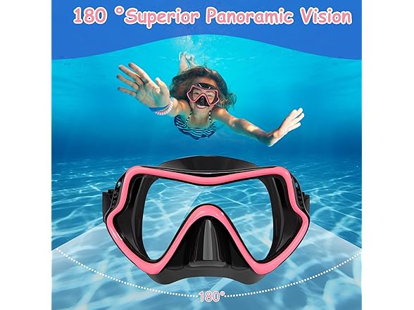 ITOWE 2 Pack Swim Goggles Kids 8-15