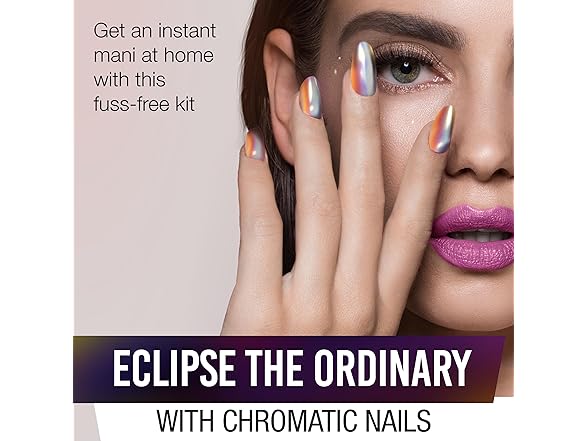 Ardell Nail Addict Chrome Eclipse Press Ons