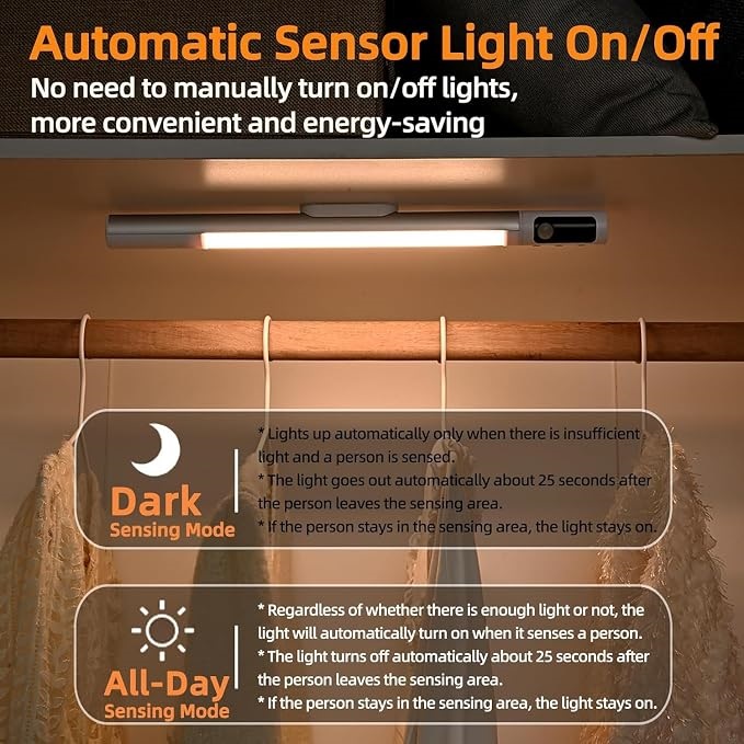 Kitchen LED Cabinet Light – 38 cm – Motion Sensor – 1200 mAh Rechargeable - Gallery 13