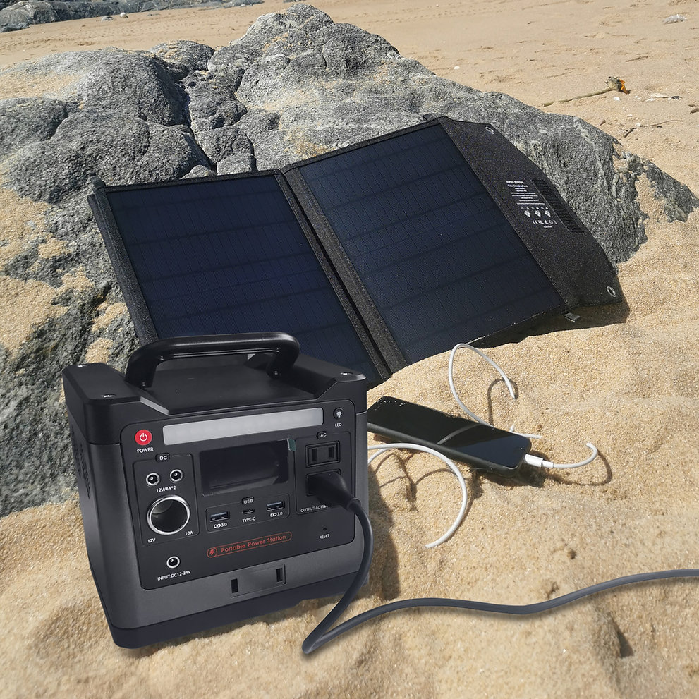 300W Portable Power Station and 40W Solar Panel Combo - Gallery 5