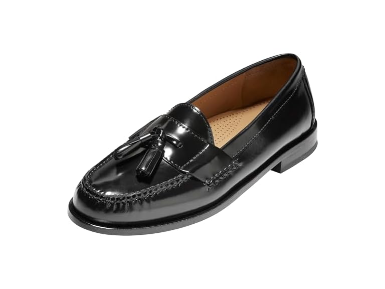 Cole Haan Men's Pinch Tassel Loafer, Black, 10.5 E US
