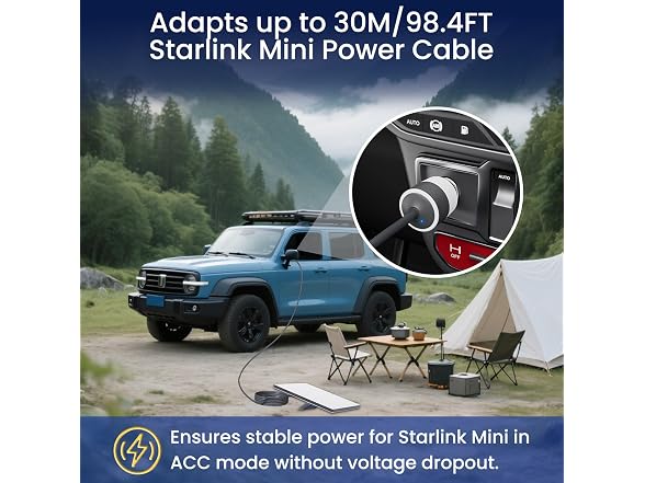 CYBERSTATION Starlink Mini Car Adapter
