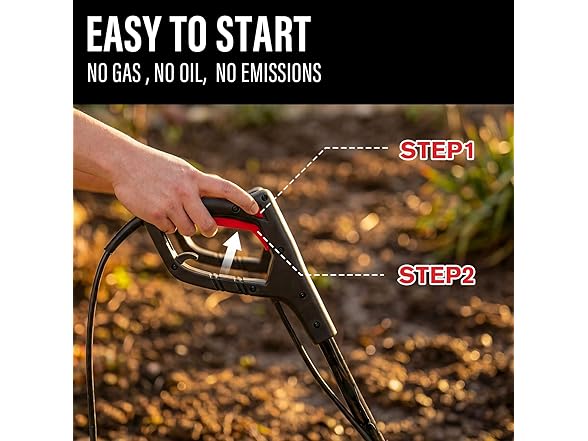 MZK 12-Inch 10.5 Amp Corded Electric Tiller