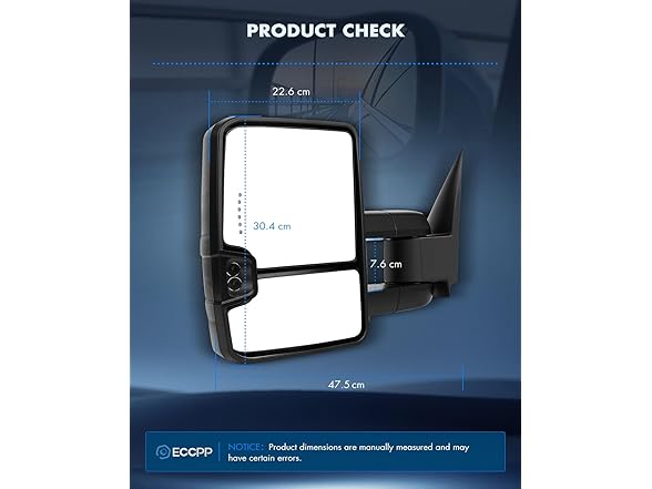 Towing Mirrors Chevy GMC 1988-98