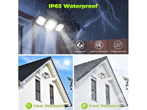ESLIGHTION Solar Motion Sensor Outdoor Light