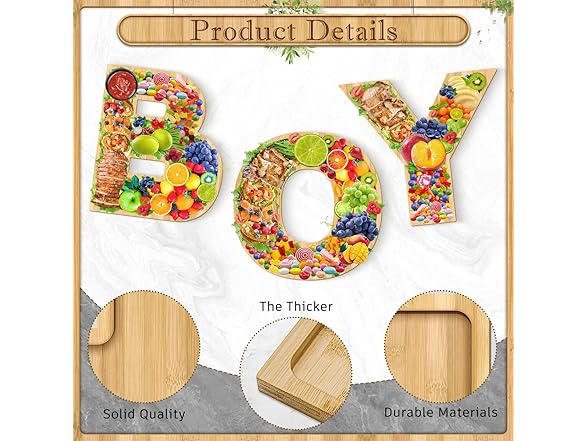 KAMUFU Wooden Charcuterie Board BOY
