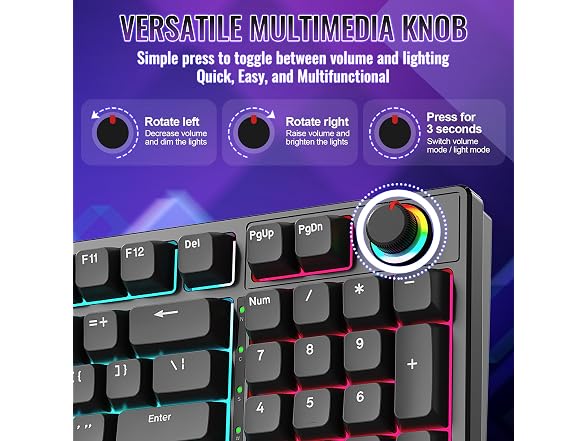 Gegago Mechanical Gaming Keyboard 98Key