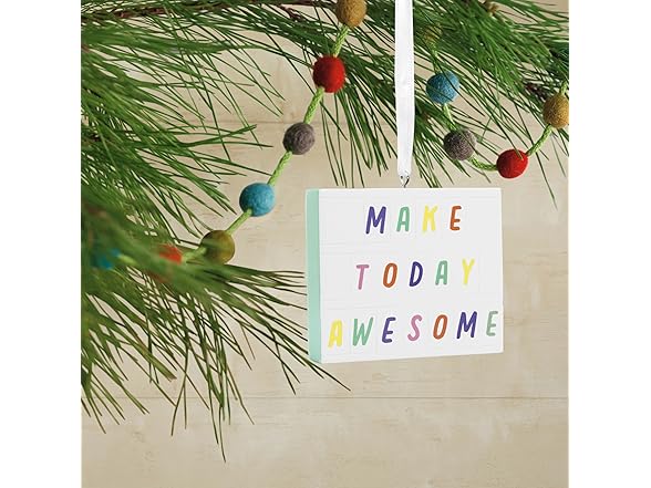 Hallmark Make Today Awesome Letter Board Ornament