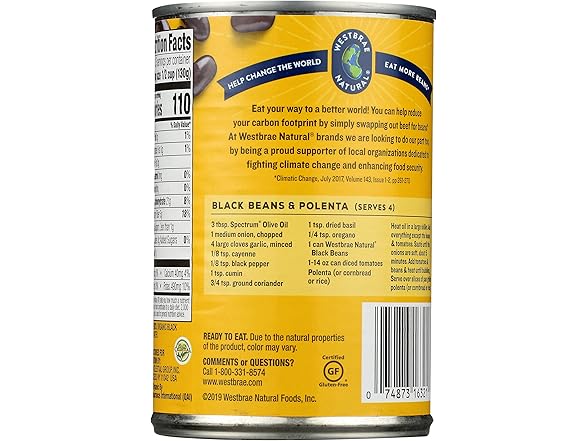 Westbrae Natural Vegetarian Organic Black Beans