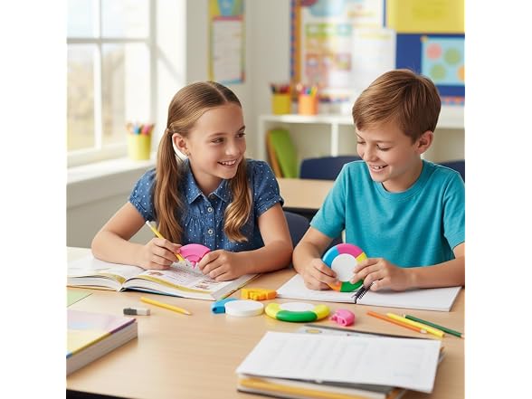 Fun Express Diam. 5-Color Round-Shaped Sets