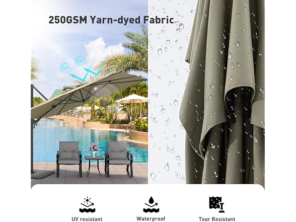 COSIEST 10'x10' Patio Umbrella