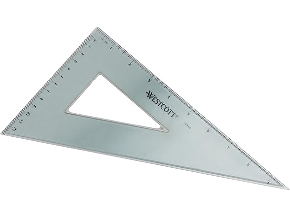 Westcott 10-Inch 30/60/90 Triangle Set