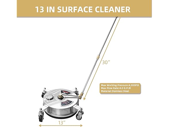 Thunderbay Compact 2-in-1 Pressure Washer