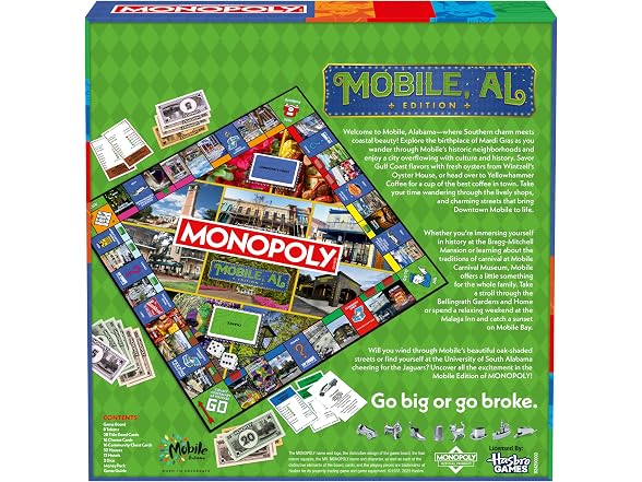 Monopoly Board Game – Mobile, AL Edition