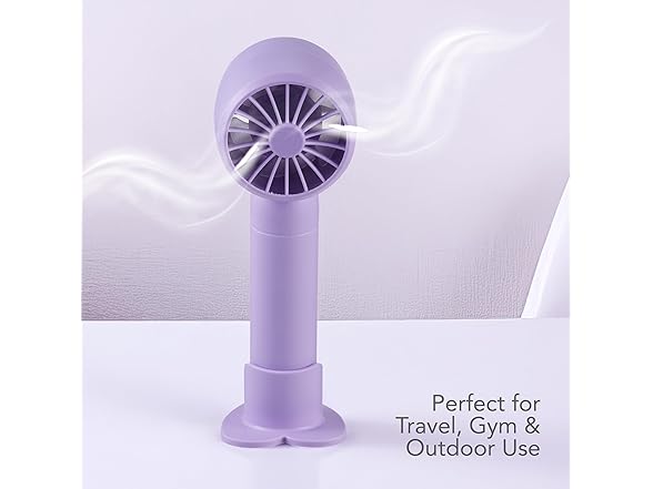 Paris Hilton Handheld Fan with Base