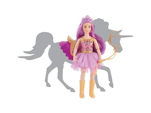 Lyra - Unicorn Rider with Tack