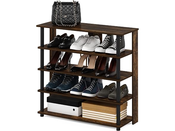 Furinno 6-Tier Industrial Multipurpose Shelf