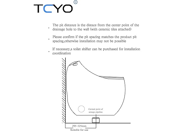 TYCO Egg Design One Piece Toilet, 12'' Rough-In