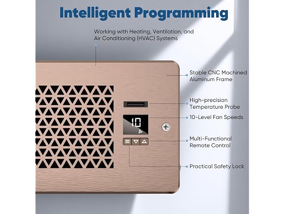 MATULSA Register Booster Fan 4" x 12" Bronze