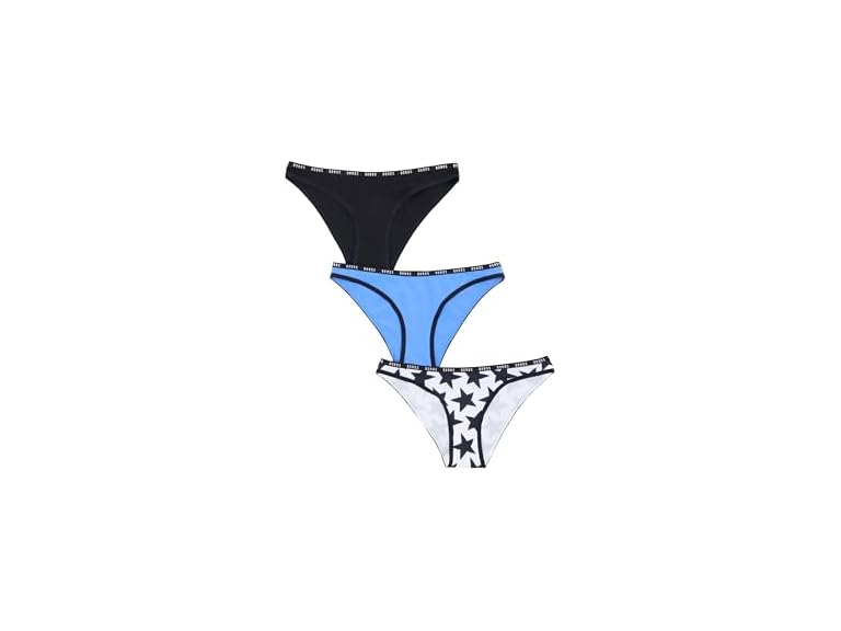 Black/Blue Lucy/Shimmer Stars