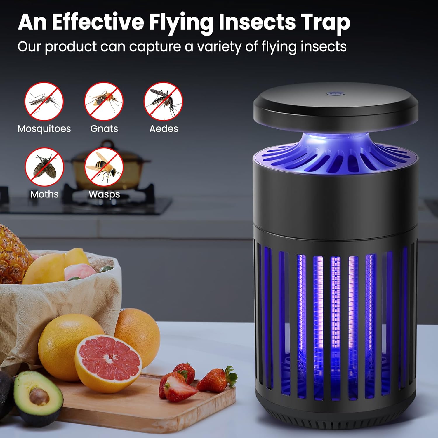 2-in-1 Bug Zapper Indoor Insect Trap - Gallery 12