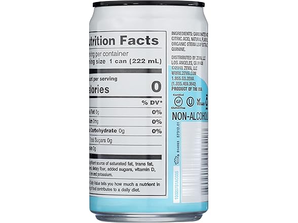Zevia Tonic Water, Single Can