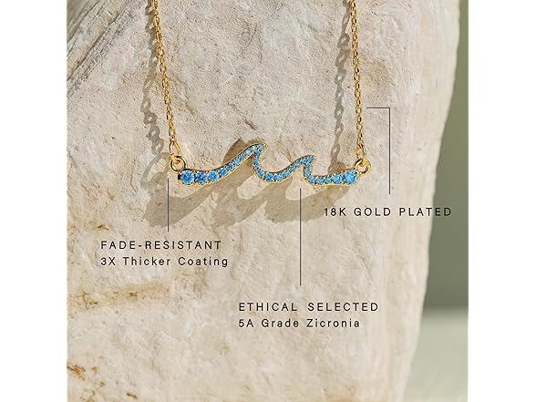 SilverLining Gold Wave Chain