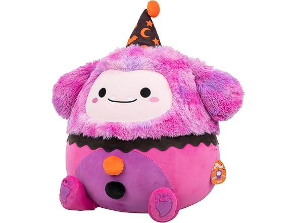 Squishmallows Original 20in Woxie The Magenta Bigfoot