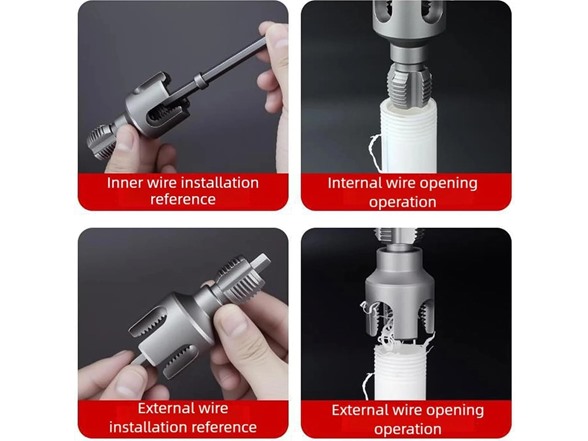 1/2'' 3/4'' Water Pipe Threading Tool