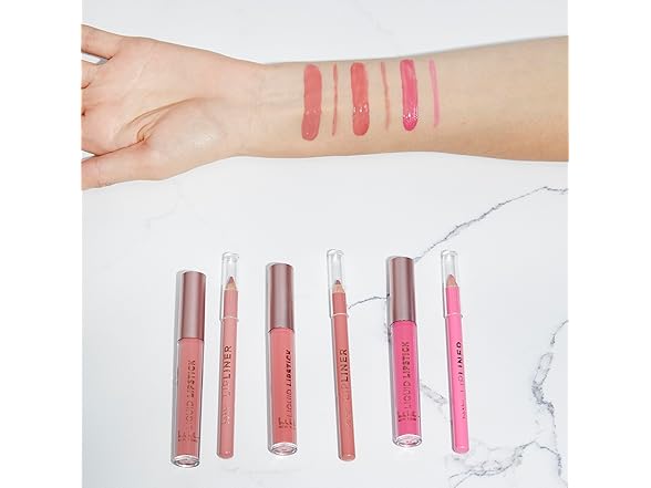Nicole Miller Rosy Nudes Lip Collection