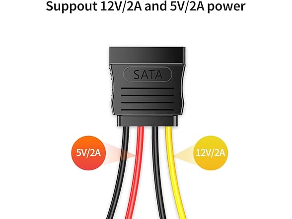  XANHAM 2-Pack 7.8 Inch 4 Pin Molex 